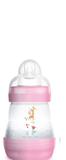 Mamadeiras Anti Cólica Easy Start 160ml Mam Rosa 0 Meses