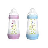Mamadeiras First Bottle 260ml Rosa e Azul (Embalagem Dupla)