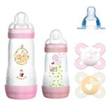 Mamadeiras MAM (26ml e 320ml) + Bicos + Chupeta 0 a 2 meses