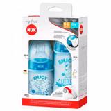 Mamadeiras My First - 150 ml e 300 ml - Azul Cachorrinhos - Nuk