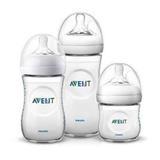 Mamadeiras Pétala Transparentes Pack 125ml, 260ml e 230ml - Avent Ref Scd101/03