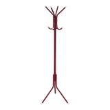 Mancebo Cabideiro de Ferro para Roupas 8 Ganchos Vermelho - Art home