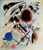 Mancha Negra (1921) - Wassily Kandinsky - Tela 60x68 Para Quadro - Santhatela