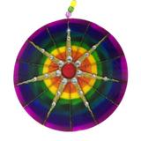 Mandala de Vidro 7 Raios 18cm - Mandala de luz
