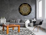 Mandala MDF - dourada DOU11 - 65x65cm