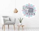 Mandala MDF - ELEFANTE M-G2 - 65x65cm - Dhb