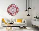 Mandala MDF - VINHO OFH35 - 65x65cm - Dhb
