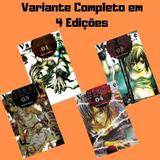 Mangá Hq Gibi Variante Série Completa Em 4 Edições - Sampa