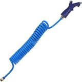 Mangueira espiral azul c/ pitola 8 x 3,5mts para cabine - Schweers