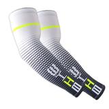 Manguito west bike unissex c/ fita silicone - branco g