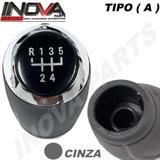 Manopla bola de câmbio onix prisma cobalt spin sonic preta ( pressão ) cinza - Nat