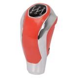 Manopla de câmbio kadman universal 4 marchas cromada/vermelha - Shekparts