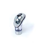 Manopla de Câmbio Universal 5 Marchas Modelo Naja Cromada/Transparente/Cromada Serauto