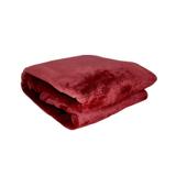 Manta para Sofá Dupla Face Flanelado 127x152cm Vinho Unilar