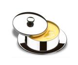Manteigueira Redonda com Pires Atina 130g - Brinox 1406/100
