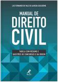 Manual de direito civil - Tabela com resumo e questões de concursos e da Ordem