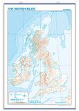 Mapa the briitish isles (physical / political) - Ego - edigol ediciones