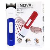 Máquina 3 In 1 Nova Corta Cabelo Barba E Nariz