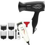 Maquina d Cabelo Profissional 220V + Secador cabelo bivolt - Wahl/britânia