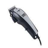 Máquina De Barbear Mega Barber Style 10W Preta E Prata
