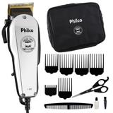 Máquina de Cortar Cabelo Philco PCR05S com 6 Pentes de Corte