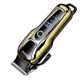 Maquina De Cortar Cabelo Sem Fio Turbo Profissional Kemei 1990