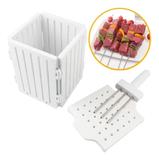 Máquina De Espetinhos 36 Espetos Cortador de Carne Churrasco Cozinha