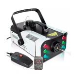 Máquina de Fumaça 1200W Efeito Led 6 RGB Controle Remoto - XH-1200W - Importado xz