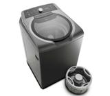 Máquina de Lavar Brastemp 15kg Double Wash Grafite Metálico com Ciclo Edredom