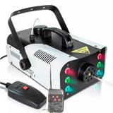 Máquina Fumaça 1200w Iluminação Efeito Festa 6 Leds RGB 220V - Luatek