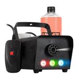 Maquina Fumaça Led RGB 600W Fluido Festa Evento 110v Luzes Show - Ab midia