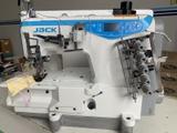 Maquina galoneira plana 3 agulhas jack com corte de linha w4-ut-01gbx364 - 220 v