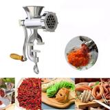 Maquina moedor de carne em aluminio máquina de moer grande para fazer linguiças, hamburguer, aliment - Faça resolva