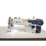 Máquina Reta Sansei SA-MQ2 com Corte de Linha Automático, Direct-Drive 220 Vlts + Kit de Calcadores