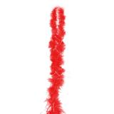 Marabú Grosso com Fios Metalizados Vermelho - Carnaval