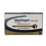 Marbopet 27,5mg Antibiótico Cães 10kg 10 comp Ceva
