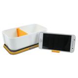 Marmita 800 ml com Porta Celular Jacki Design Laranja