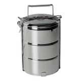 Marmita Aço Inox Térmica 3 Lugares - Thata esportes