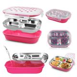 Marmita com 5 Compartimentos 1100 ml Jacki Design rosa