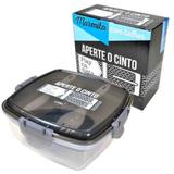Marmita com talheres aperte o cinto 1 L - Goldenhome
