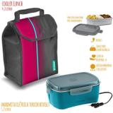 Marmita Elétrica 1,2 L Bivolt com Cooler Lunch 4,2 L - SOPRANO