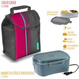 Marmita Elétrica 1,2 L Bivolt com Cooler Lunch 4,2 L SOPRANO