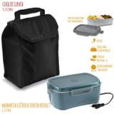 Marmita Elétrica 1,2 L Bivolt com Cooler Lunch 4,2 L SOPRANO