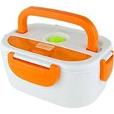 Marmita Elétrica Lancheira Automatica Eletric Lunch Box com Divisórias e Talheres - Beates