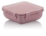 Marmita Hermética Quadrada Rosa - OU