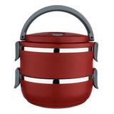 Marmita Lunch Box Vermelho 1.4 Litros Euro Home