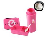 Marmita para microondas com garrafa Pink Jacki Design