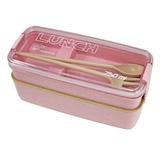 Marmita retangular com 2 andares 750ml Jacki Design Rosa