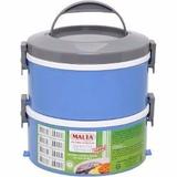 Marmita Térmica Dupla 2 Pratos Andares Com Trava - Malta