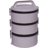 Marmita Térmica Termoprato Plástica 3 Pratos Tekcor Soprano